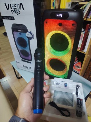 Altavoz Vieta Party 22 500W Bluetooth