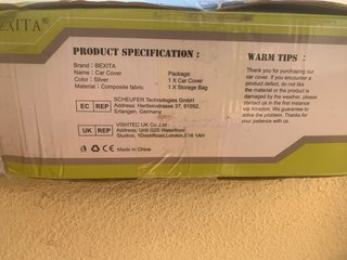 Nuovo telo  copriauto Bexita impermeabile