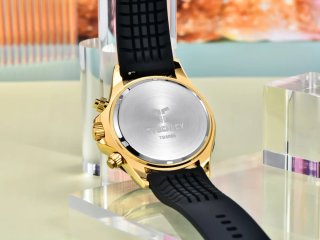 Reloj Tyberley Cronógrafo Dorado y Negro