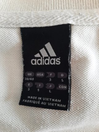 Adidas 2007 VfL Mark sport men polo, y2k