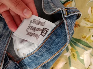 Pantalón corto vaquero Lee azul