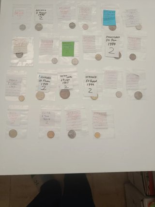 Colección de monedas de varios países 28 países