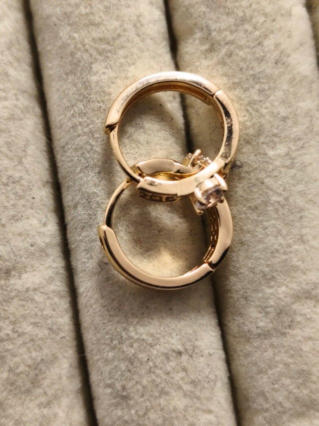 Pendientes Aro Chapados Oro 18k