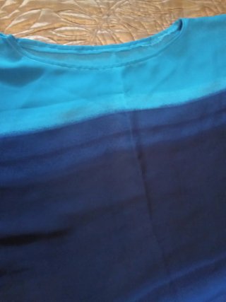 Túnica Talla Única Degradado Azul