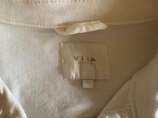 Cazadora vaquera blanca VILA Talla L