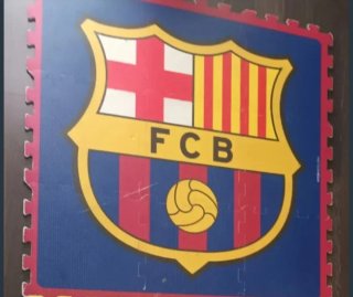 Alfombra Puzzle Goma Eva FC Barcelona
