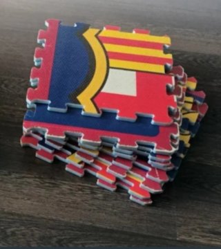 Alfombra Puzzle Goma Eva FC Barcelona