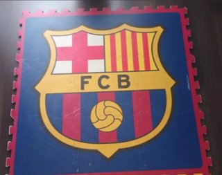 Alfombra Puzzle Goma Eva FC Barcelona