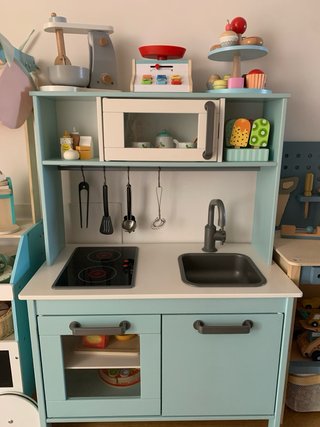 Cocina, Mercado y Banco de Herramientas Infantil