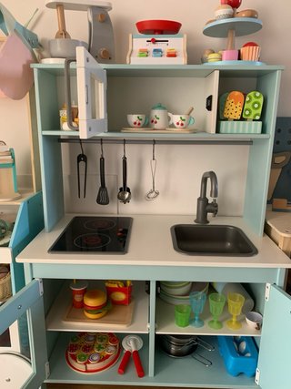 Cocina, Mercado y Banco de Herramientas Infantil