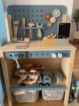 Cocina, Mercado y Banco de Herramientas Infantil