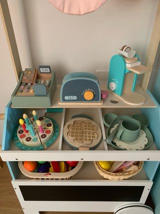 Cocina, Mercado y Banco de Herramientas Infantil