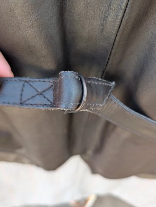 Gilet uomo Rifle & Co. effetto pelle nero taglia L