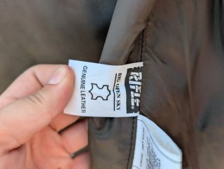 Gilet uomo Rifle & Co. effetto pelle nero taglia L