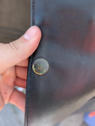 Gilet uomo Rifle & Co. effetto pelle nero taglia L