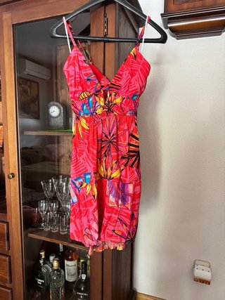 Vestido Desigual Multicolor con Etiqueta