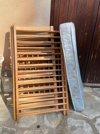 Cuna madera 120x60 + colchón