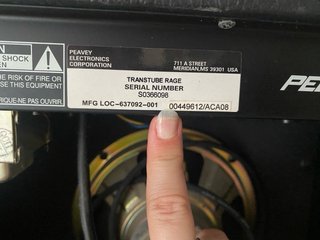 Amplificador Peavey Rage 158 Transtube