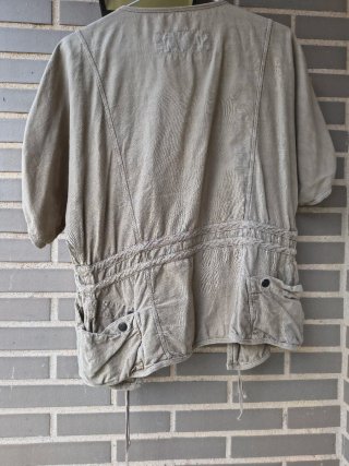 Sobrecamisa Zara verde militar manga corta Talla M