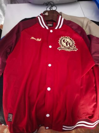 Chaqueta Bomber Grimey Talla L Roja