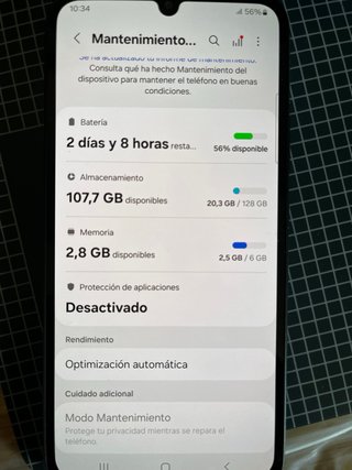 Samsung Galaxy A34 5G 128GB Negro