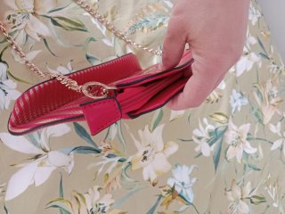 Bolso Bimba y Lola Rojo y Dorado Está como se vee