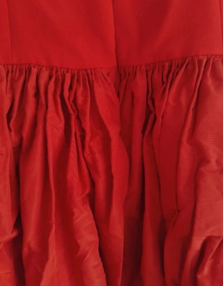 Vestido Redondo Rojo T. 36/ S