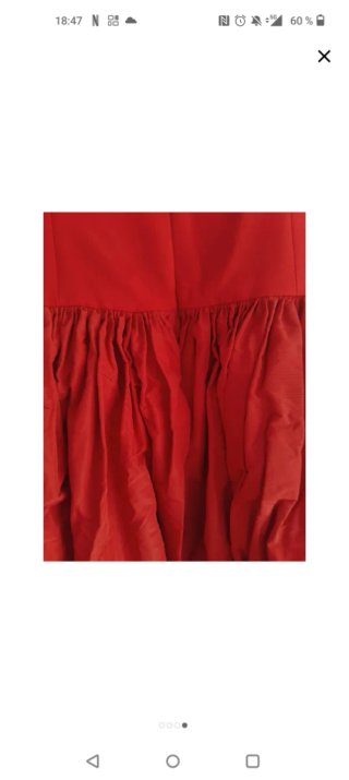 Vestido Redondo Rojo T. 36/ S