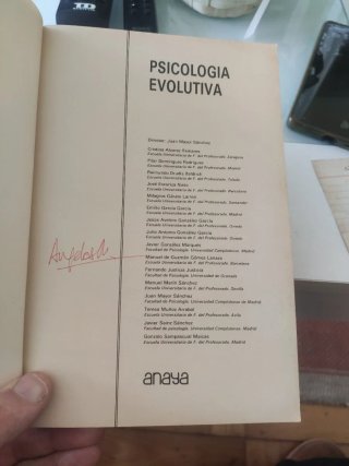 Psicólogia evolutiva.