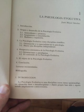 Psicólogia evolutiva.