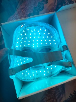 Mascarilla Facial Belleza LED Multicolor