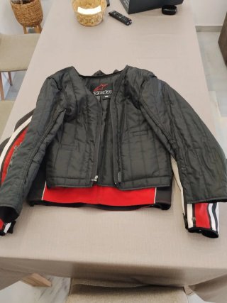 Chaqueta Moto Alpinestars Roja/Negra