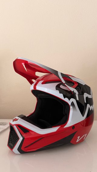 Casco Motocross FOX V1 + Gafas 100%