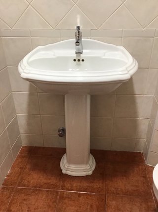 Lavabo de pie vintage porcelana