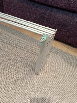 Colgador extensible pared