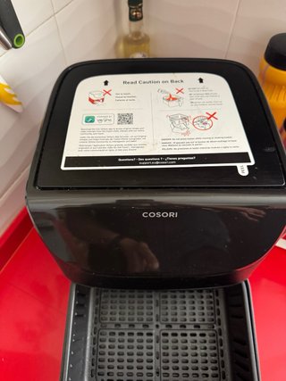 Cosori Freidora de Aire 5.7L Interior Metálico