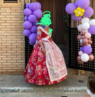 Traje de Fallera Talla 38/40 completo con zapatos