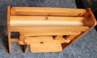 Pupitre infantil plegable vintage madera