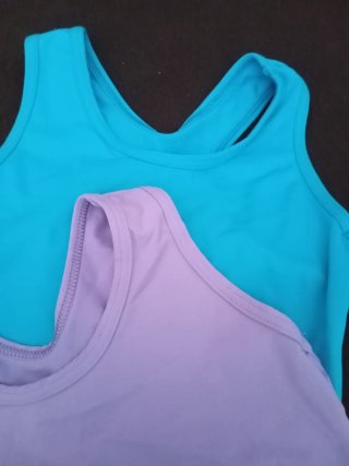 2 tops deportivos niña 6 años