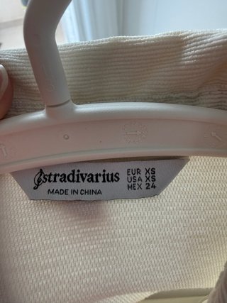 Camisa pana fina Stradivarius beige