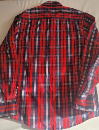 Camicia Zara Youth a quadri rossa taglia M