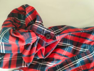 Camicia Zara Youth a quadri rossa taglia M