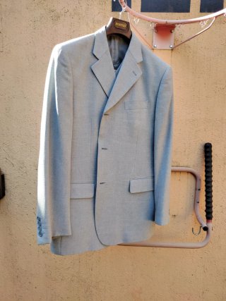 Traje gris 3 piezas
