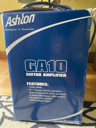 Amplificador Ashton GA10 Negro