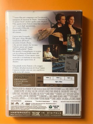 DVD Titanic - Leonardo DiCaprio & Kate Winslet
