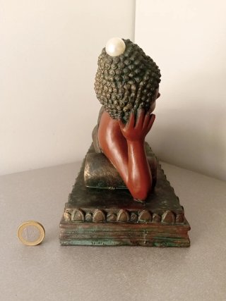 Figura de Tara (Budismo), Madera, 16,8x28,5x11,3cm