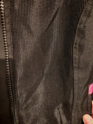 Giacca Moto Aspidex Nera e Rosa