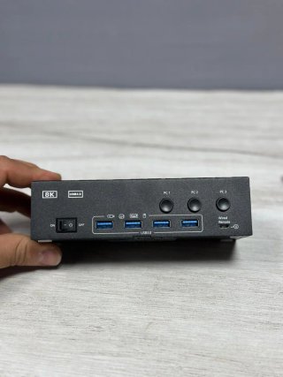 KVM Switch 3x3 8K USB 3.0