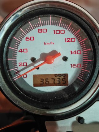 Honda VTR 250 Naked Blanca y Negra
