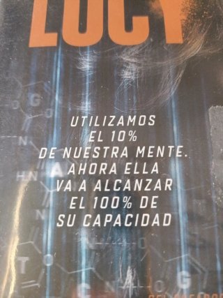 Lucy Scarlett Johansson Blu-ray sin abrir